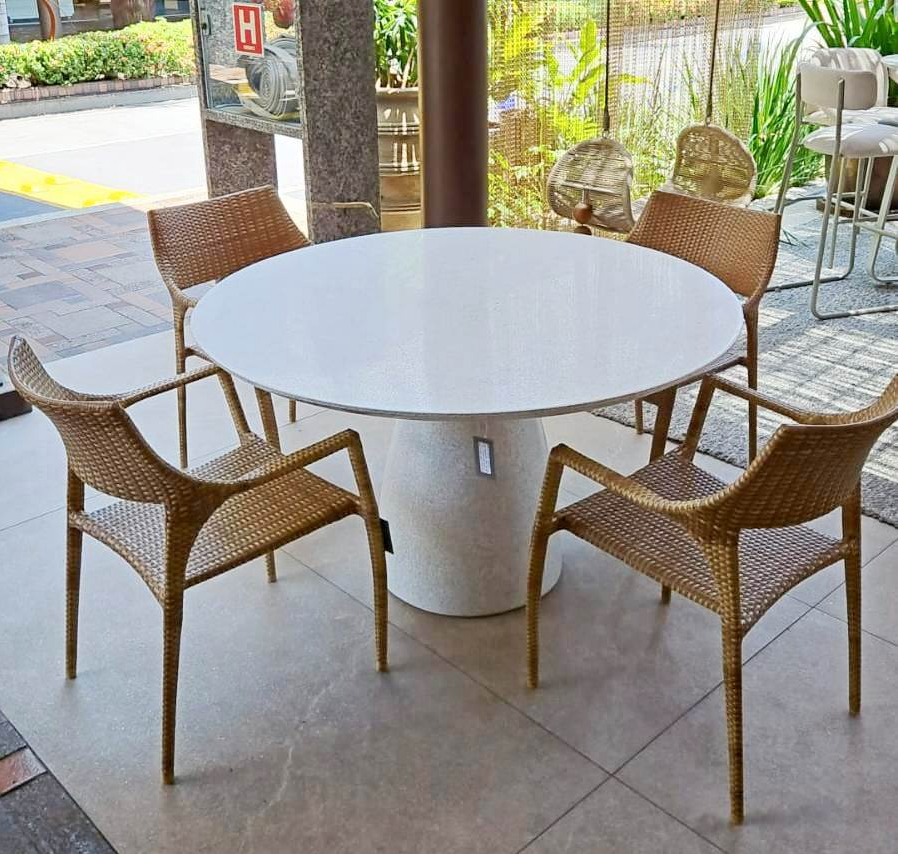 Mesa de Jantar Terraza Redonda